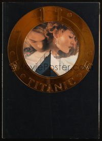 1y332 TITANIC die-cut world premiere program '97 Leonardo DiCaprio, Kate Winslet, James Cameron