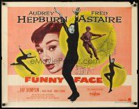 1z155 FUNNY FACE style B 1/2sh '57 great close up of sexy Audrey Hepburn dancing + Fred Astaire!