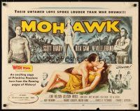 1z289 MOHAWK 1/2sh '56 Scott Brady & Native American Rita Gam's love spoke louder than war drums!