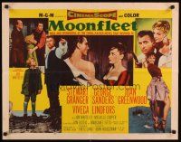 1z293 MOONFLEET style A 1/2sh '55 Fritz Lang, Granger, Joan Greenwood, sexy Viveca Lindfors!