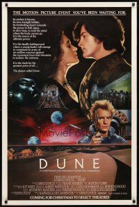 2b273 DUNE advance 1sh '84 David Lynch sci-fi epic, Kyle MacLachlan in a world beyond imagination!