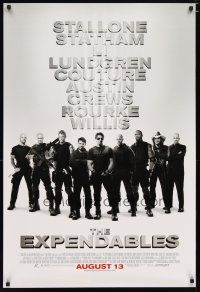 2b296 EXPENDABLES advance 1sh '10 Sylvester Stallone, Jason Statham, Jet Li, Lundgren & more!