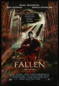 2b302 FALLEN int'l 1sh '98 Denzel Washington, John Goodman, Donald Sutherland