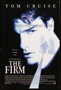 2b316 FIRM 1sh '93 image of Tom Cruise on the run, Sydney Pollack directed, lawyers!