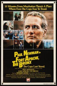 2b322 FORT APACHE THE BRONX int'l 1sh '81 Paul Newman & Edward Asner as New York City cops!