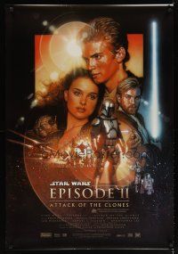 2p205 ATTACK OF THE CLONES DS Aust 1sh '02 Star Wars Episode II, Struzan art, Christensen & Portman