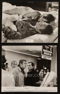 2r821 BULLITT 2 7.75x9.25 stills '68 cool images of Steve McQueen, in bed with Jacqueline Bisset!