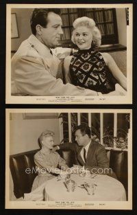 2r867 HERE COME THE JETS 2 8x10.25 stills '59 tough guy Steve Brodie with pretty Lyn Thomas!