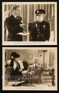 2r908 MAMA RUNS WILD 2 8x10 stills '37  Ernest Truex & cop Mary Boland in uniform and great dress!