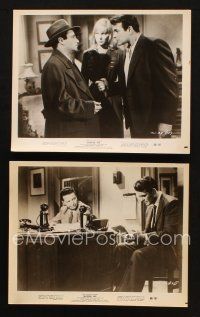 2r923 MURDER INC. 2 8x10 stills '60 Peter Falk, Stuart Whitman & May Britt, the all-too-true story!