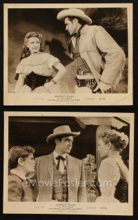 2r945 QUANTRILL'S RAIDERS 2 8x10 stills '58 Steve Cochran, Diane Brewster,, Gale Robbins!