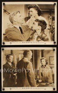 2r949 REBEL WITHOUT A CAUSE 2 8x10 stills '55 Natalie Wood w/ William Hopper & at the police station