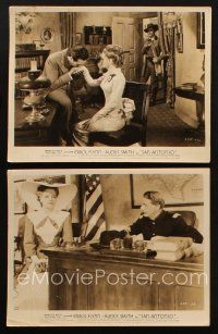 2r953 SAN ANTONIO 2 8x10 stills '45 cool images of Alexis Smith & cowboy Errol Flynn!