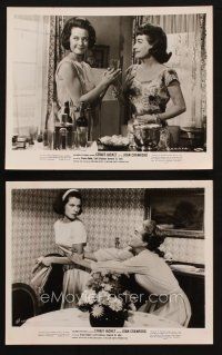 2r964 STRAIT-JACKET 2 8x10.25 stills '64 crazy ax murderer Joan Crawford, directed by William Castle