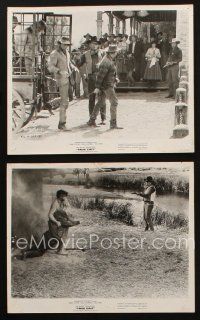 2r978 TRUE GRIT 2 8x10 stills '69 John Wayne as Rooster Cogburn, with revolvers and a rifle!