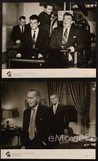 2r543 ADVISE & CONSENT 4 8x10 stills '62 Otto Preminger directed, Don Murray, Walter Pidgeon!