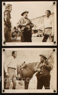 2r147 BIG COUNTRY 11 8x10 stills '58 Gregory Peck, Charlton Heston, William Wyler classic!