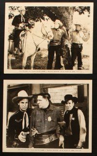 2r127 BLAZING FRONTIER 13 8x10 stills '43 cool cowboy images of Buster Crabbe, Al 'Fuzzy' St. John!