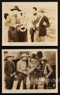 2r441 BORDER VIGILANTES 5 8x10.25 stills '41 William Boyd as Hopalong Cassidy, cool cowboy images!