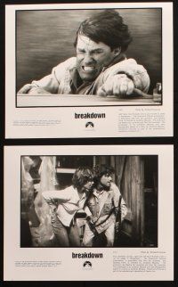 2r346 BREAKDOWN 6 8x10 stills '97 Kurt Russell, Kathleen Quinlan, the trap has been set!