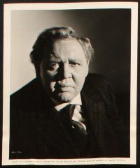 2r564 CHARLES LAUGHTON 4 deluxe 8x10 stills '40s cool head and shoulders portraits & from Young Bess