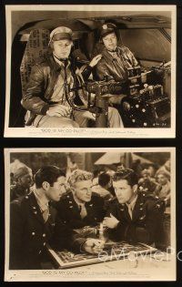 2r467 GOD IS MY CO-PILOT 5 8x10 stills '45 Dane Clark & Dennis Morgan as World War II Flying Tigers!