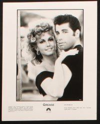 2r584 GREASE 4 8x10 stills R98 John Travolta & Olivia Newton-John in a most classic musical!