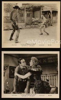 2r724 GUNSMOKE IN TUCSON 3 8x10 stills '58 Mark Stevens, Forrest Tucker, sexy Gale Robbins!