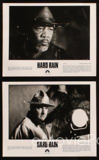 2r153 HARD RAIN 11 8x10 stills '98 Morgan Freeman, Christian Slater, Randy Quaid, Mikael Salomon!