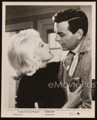 2r862 HARLOW 2 8x10 stills '65 romantic image of Mike Connors and sexy Carroll Baker!