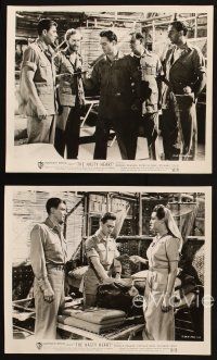 2r587 HASTY HEART 4 8x10 stills '50 Ronald Reagan & Patricia Neal help Richard Todd, great images!