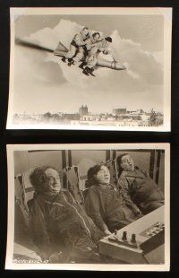 2r104 HAVE ROCKET WILL TRAVEL 26 8x10 stills '59 cool images of The Three Stooges in space!