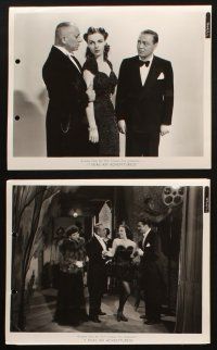 2r379 I WAS AN ADVENTURESS 6 8x10 key book stills '40 Erich von Stroheim w/Peter Lorre & Zorina!