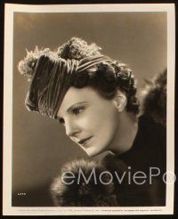 2r894 LEATRICE JOY 2 8x10 stills '39 cool close up head and shoulders portraits smiling & with hat!