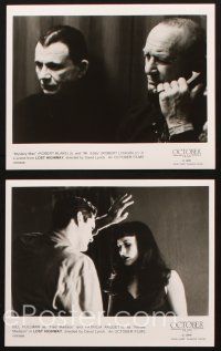 2r493 LOST HIGHWAY 5 8x10 stills '97 candid David Lynch, Bill Pullman, pretty Patricia Arquette!