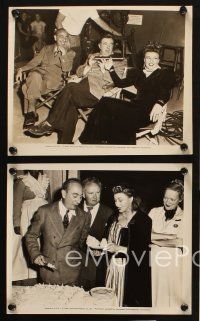 2r495 MAGNIFICENT DOLL 5 8x10 stills '46 great candids of pretty Ginger Rogers, David Niven on set!