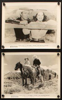 2r241 MAN FROM MUSIC MOUNTAIN 8 8x10 stills '43 Roy Rogers, Trigger, Ruth Terry, & Paul Kelly!