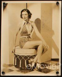 2r916 MAXINE JENNINGS 2 8x10 stills '30s full-length images in swimsuits and on diving board!