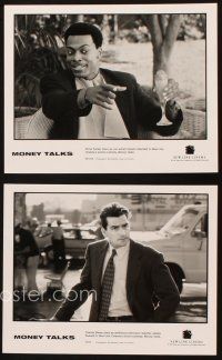 2r628 MONEY TALKS 4 8x10 stills '97 wacky images of Chris Tucker, reporter Charlie Sheen!