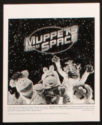 2r311 MUPPETS FROM SPACE 7 8x10 stills '99 Kermit, Miss Piggy, Fozzie Bear, Gonzo, Animal!