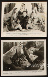 2r507 OCTOPUSSY 5 8x10 stills '83 Roger Moore as James Bond, sexy Maud Adams, Louis Jourdan