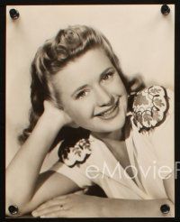 2r943 PRISCILLA LANE 2 8x10 stills '40s one great smiling portrait and one terrified from Bodyguard!