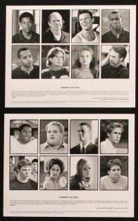 2r409 REMEMBER THE TITANS 6 8x10 stills '00 Denzel Washington, Will Patton, Disney, football!