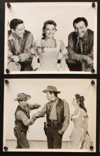 2r117 SADDLE THE WIND 16 8x10 stills '57 cowboy John Cassavetes, Robert Taylor & Julie London!