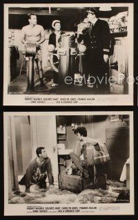 2r783 SAIL A CROOKED SHIP 3 8x10 stills '61 Robert Wagner & Ernie Kovacks, Frankie Avalon!