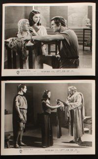 2r414 SILVER CHALICE 6 8x10 stills '55 Pier Angeli, Mayo & Paul Newman in his first movie!