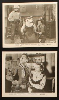 2r118 SIX GUN MESA 16 8.25x10 stills '50 cool cowboy western images of Johnny Mack Brown!