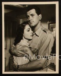 2r789 SOMETHING OF VALUE 3 8x10 stills '57 romantic images of Rock Hudson and Dana Wynter with guns!