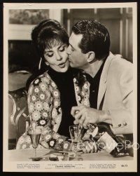 2r966 STRANGE BEDFELLOWS 2 8x10 stills '65 Rock Hudson, sexy Gina Lollobrigida, Gig Young!