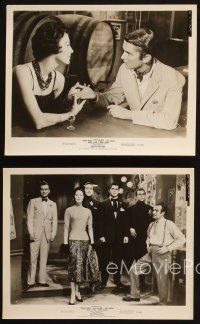 2r667 SUN ALSO RISES 4 8x10 stills '57 cool images of Tyrone Power and sexy Ava Gardner!